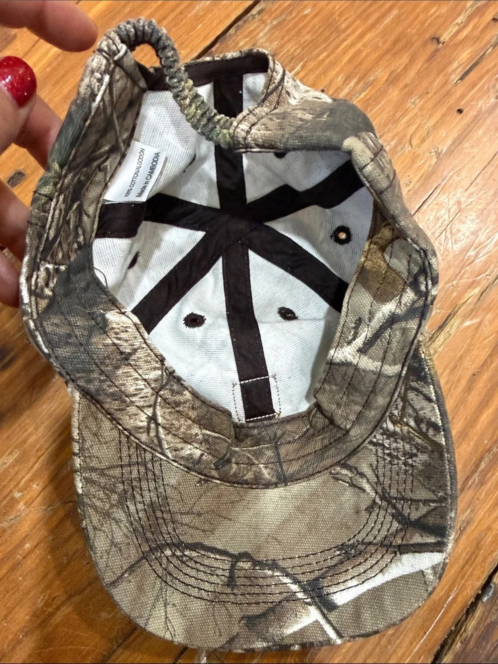 Carhartt Baby Camouflage Cap in Green and Brown